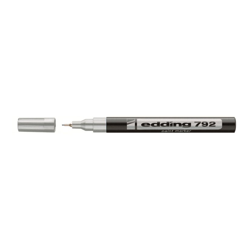 Marker lakierowy EDDING 792, srebrny
