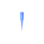 TAPERED TIP GAUGE 22 BLUE OPAQUE RIGID 50