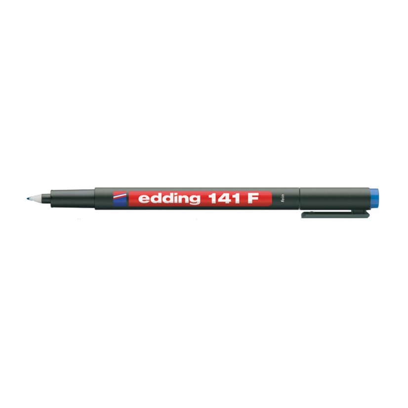 Marker permanentny EDDING 141 F, niebieski
