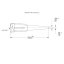 TAPERED TIP GAUGE 16 GREY OPAQUE RIGID 1000
