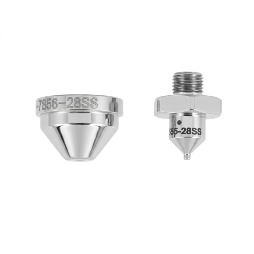 NOZZLE AND ROUND AIRCAP .028
