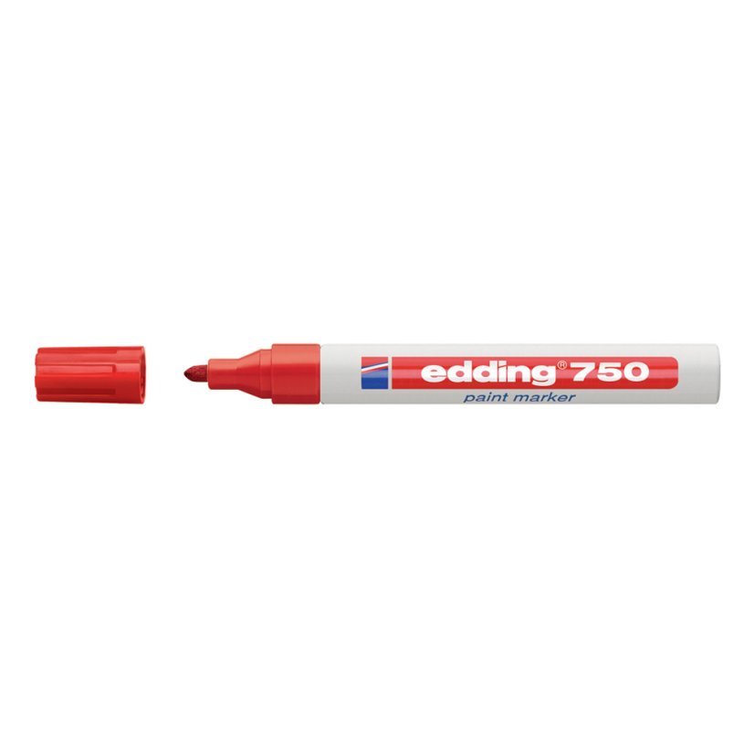 Glanzlackmarker EDDING 750, rot