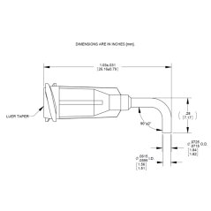 GP TIP GAUGE 18 GREEN 0,5″ 90° 50