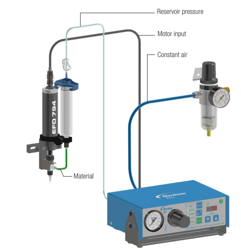 AUGER VALVE, FIX HD, BRUSH 16P