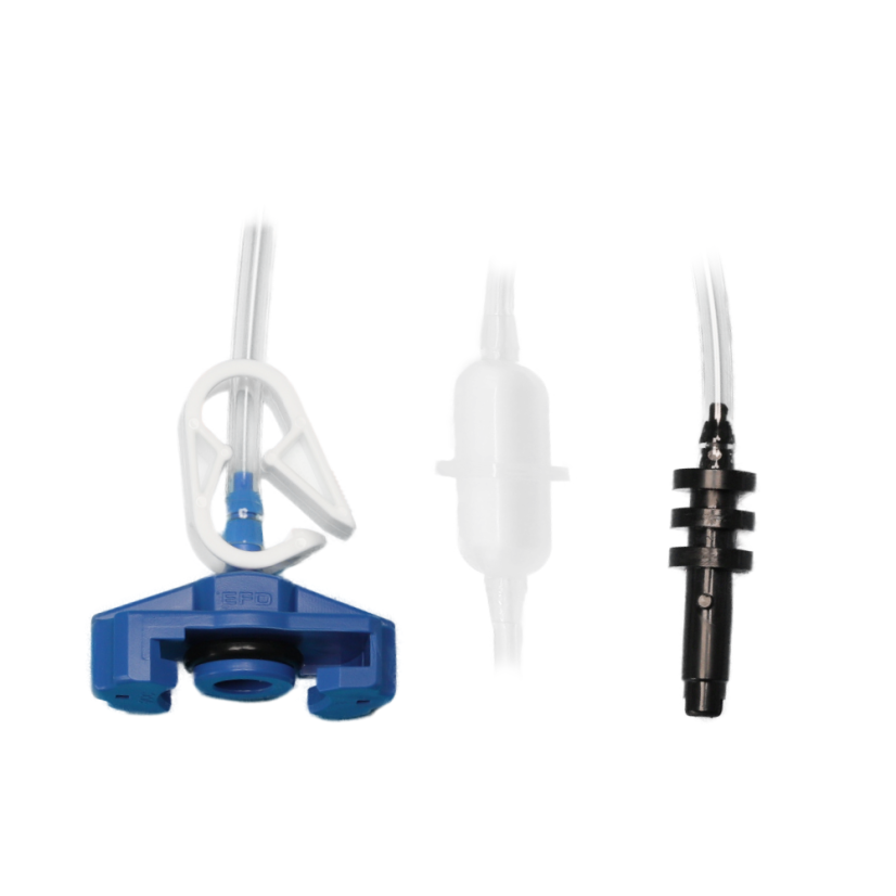 ADAPTER ASM OPTIMUM 5cc BLUE W/FILTER