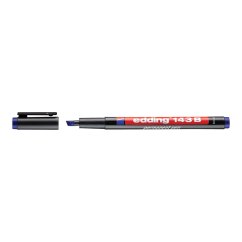 Permanenter Folienschreiber EDDING 143 B, blau