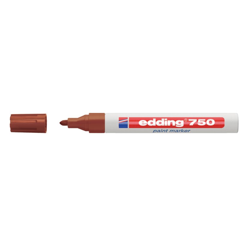 Glanzlackmarker EDDING 750, braun