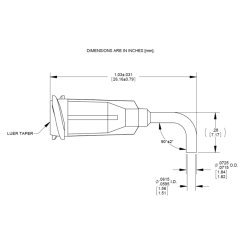 GP TIP GAUGE 30 LAVENDER 0,5″ 90° 50