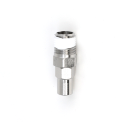 Spitzenadapter 1/4" NPT mit Haltemutter - für Vollmetallnadeln