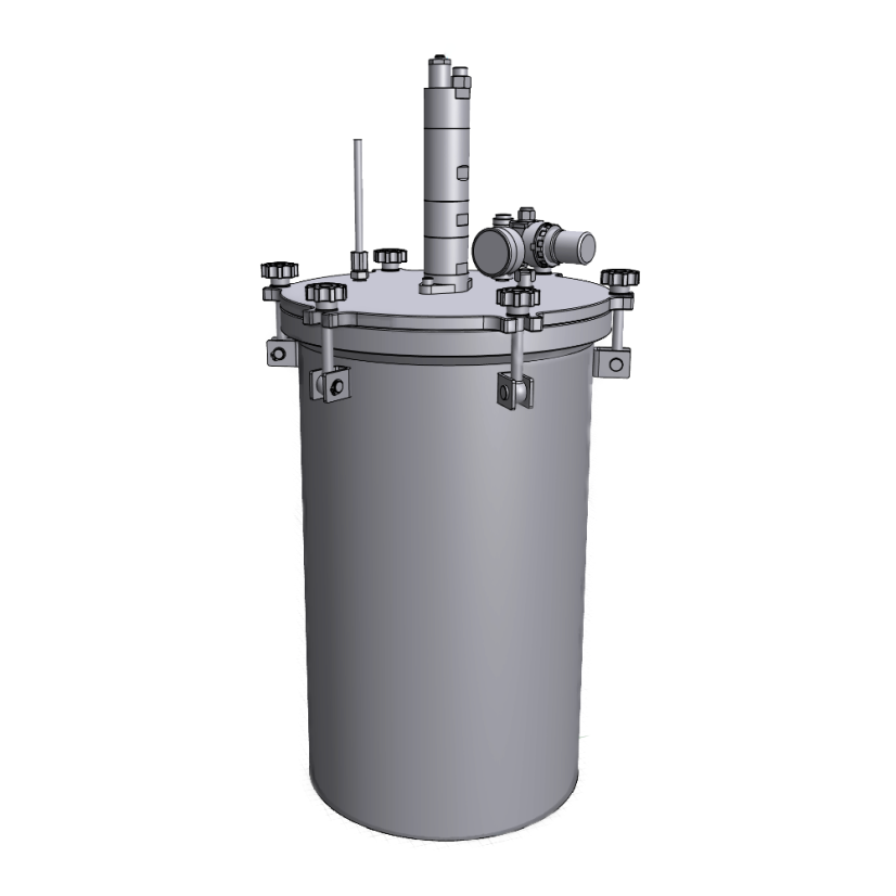25L Standard-Druckbehälter mit pneumatischem Rührwerk