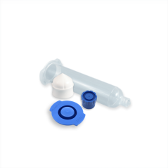 BARREL CLEAR + PISTON WHITE + TIP/END CAPS BLUE OPTIMUM 30CC SET 1000