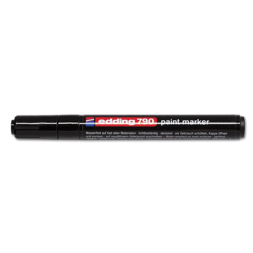 Gloss paint marker EDDING 790, black