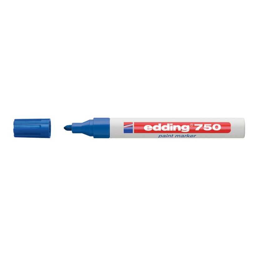 Marker lakierowy EDDING 750, niebieski