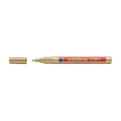 Gloss paint marker EDDING 751, gold