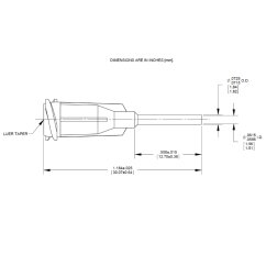 GP TIP GAUGE 14 OLIVE 0,5″ 1000
