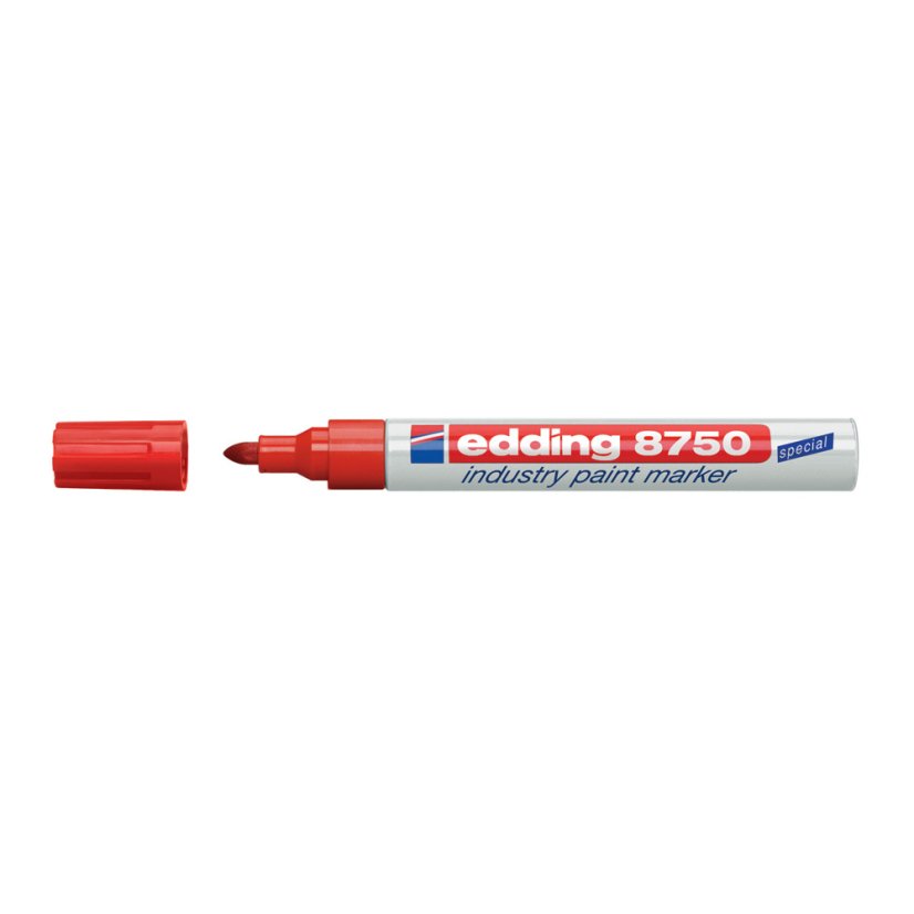 Industrie Lackmarker EDDING 8750, rot