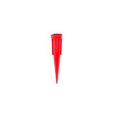 TAPERED TIP GAUGE 25 RED OPAQUE RIGID 50