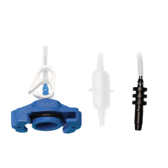 ADAPTER ASM OPTIMUM 30/55/70cc BLAU MIT FILTER