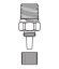Spitzenadapter 1/4" NPT mit Haltemutter