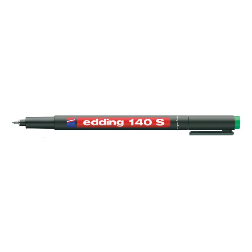 Permanenter Folienschreiber EDDING 140 S, grün
