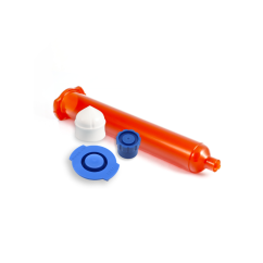 BARREL AMBER + PISTON WHITE + TIP/END CAPS BLUE OPTIMUM 55CC SET 500