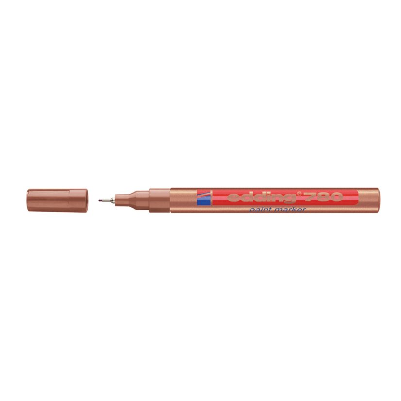 Gloss paint marker EDDING 780, copper