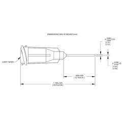 ДОЗИРАЩ НАКРАЙНИК С PTFE ПОКРИТИЕ 0,5″ СИНЯ G22