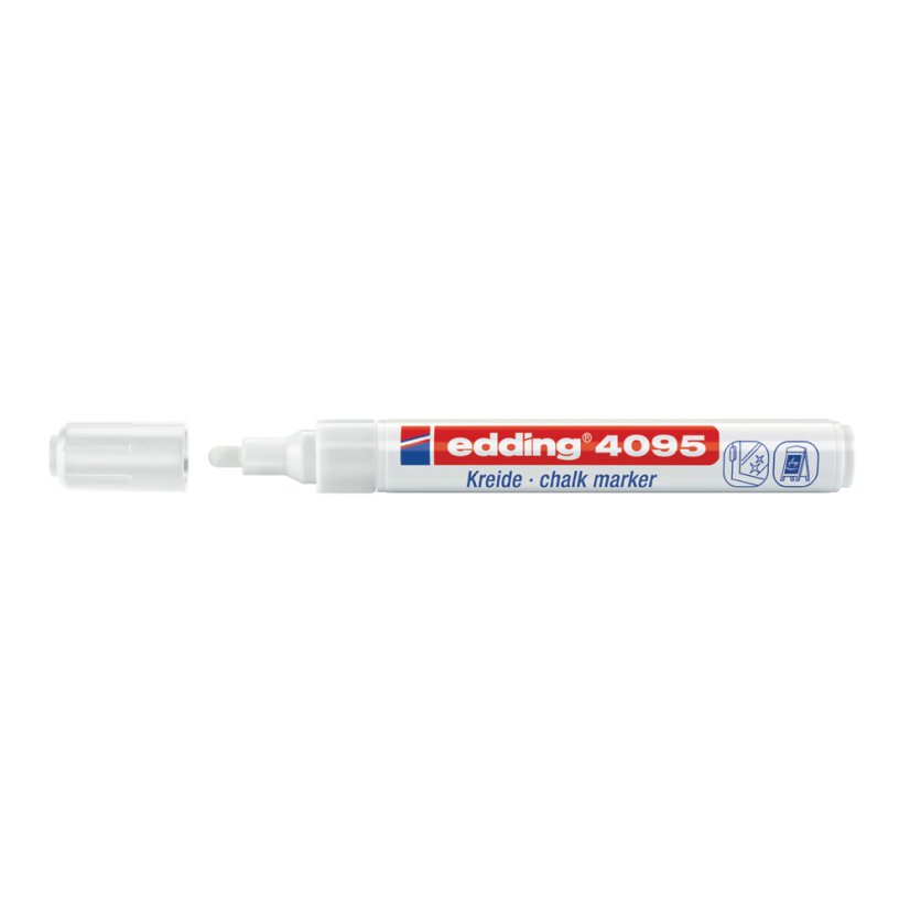 Kreidemarker EDDING 4095, weiß