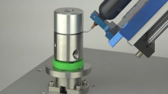 Rotary dispensing table robot