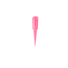 TAPERED TIP GAUGE 20 PINK OPAQUE RIGID 1000