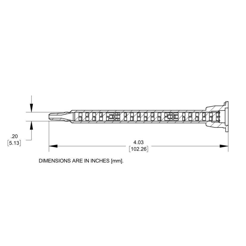 Turbo Bayonet Mixer 20 Elements 295-620