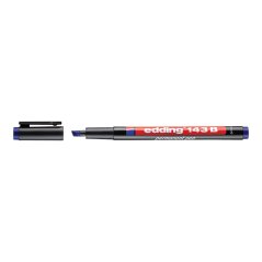 Permanent pen EDDING 143 B, blue