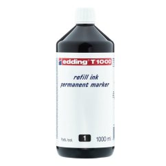 Nachfülltinte Permanentmarker EDDING T 1000, schwarz