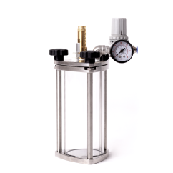 0.5L čirý tlakový zásobník – akrylátový plášť + nerez 304