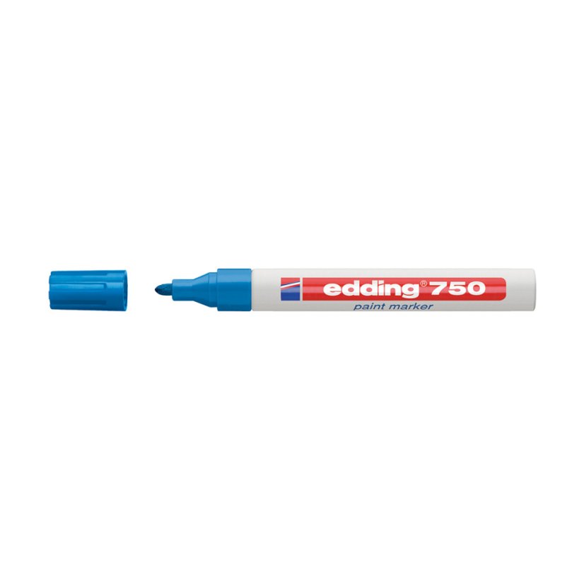 Glanzlackmarker EDDING 750, hellblau