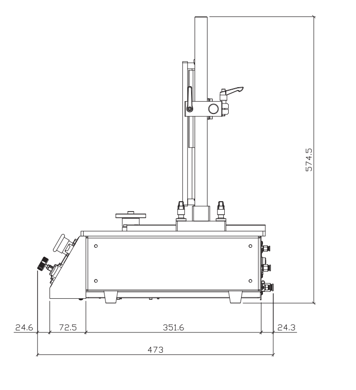 Rotary dispensing table robot