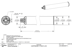 12 OZ CLEAR CARTRIDGE 1