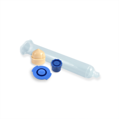 BARREL CLEAR + PISTON BEIGE + TIP/END CAPS BLUE OPTIMUM 55CC SET 500