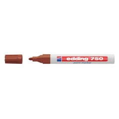 Marker lakierowy EDDING 750, brązowy