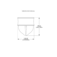 PISTON OPTIMUM 10CC RED SMOOTHFLOW 100