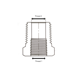 PŘIPOJOVACÍ ŠROUBENÍ 1/2″ G x 1/4″ NPTF