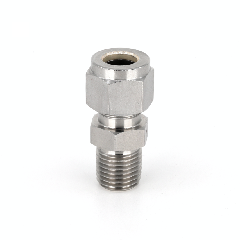 TUBE FITTING 1/4″ NPTM x 3/8″ AD GERADE