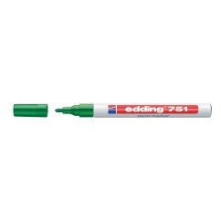 Gloss paint marker EDDING 751, green