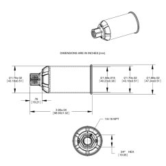 2.5 OZ BLACK CARTRIDGE 250