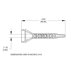 Statische Mischrohr NORDSON EFD 160-408SH