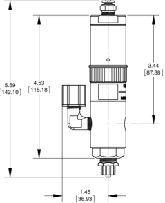 725DA-SS ADJUSTABLE PISTON VALVE WITH SS FLUID CHAMBER