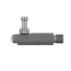 Входящ ъглов фитинг (коляно) от неръждаема стомана Luer Lock 1/8 „G