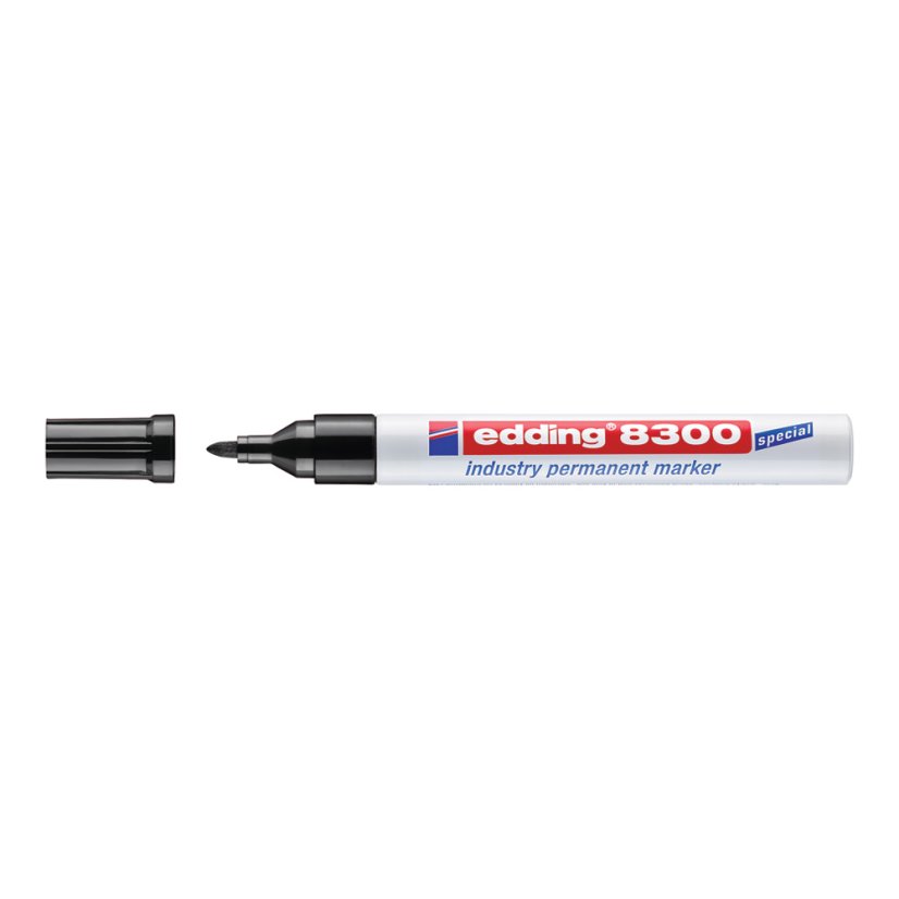Industrie Permanentmarker EDDING 8300, schwarz