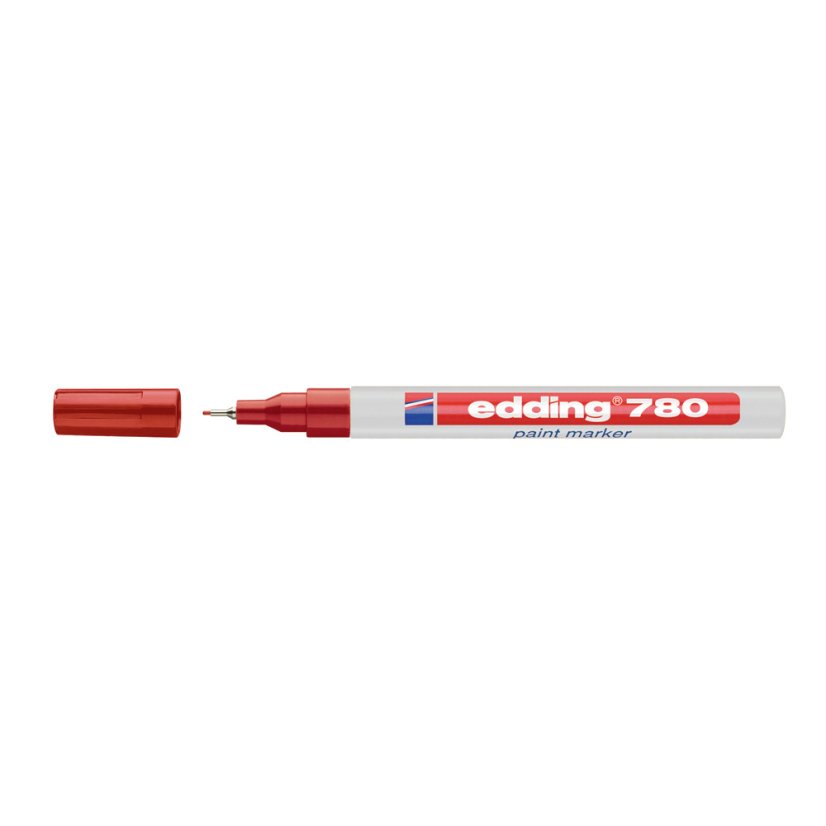 Marker lakierowy EDDING 780, czerwony
