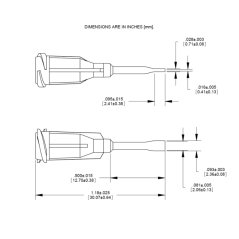 OVAL GAUGE 15 AMBER 0,5″ TIP 50